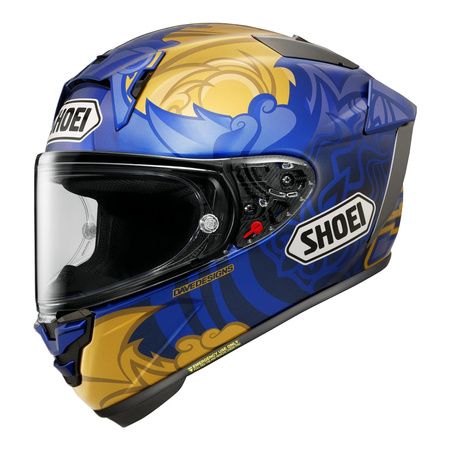 Kask integralny SHOEI X-SPR PRO MARQUEZ THAI tc-2 niebieski złoty