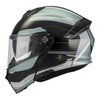 Kask szczękowy MT GENESIS SV RACCOON B12 GLOSS czarny szary biały