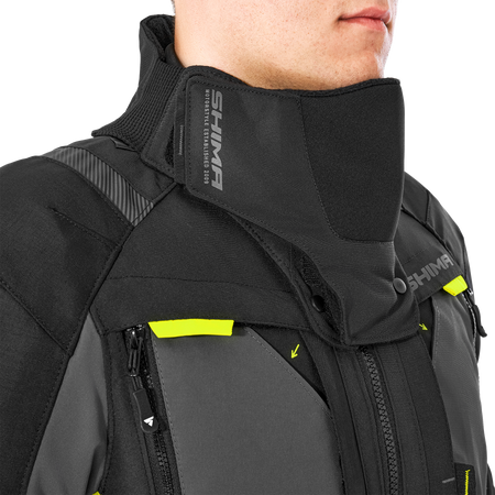 Kurtka tekstylna SHIMA HERO 2.0 MEN FLUO czarny szary żółty fluo