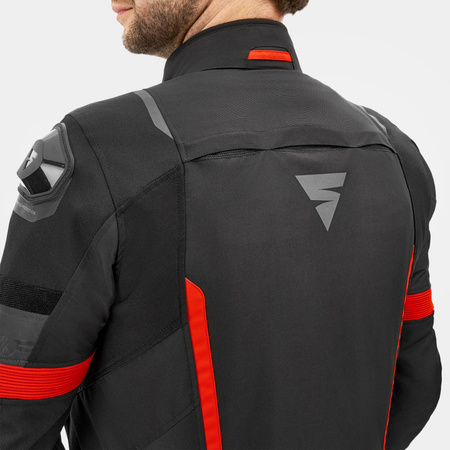 Kurtka tekstylna SHIMA SOLID 2.0 RED czarny czerwony