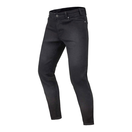 Jeansy motocyklowe REBELHORN CLASSIC III SKINNY WASHED BLACK czarny