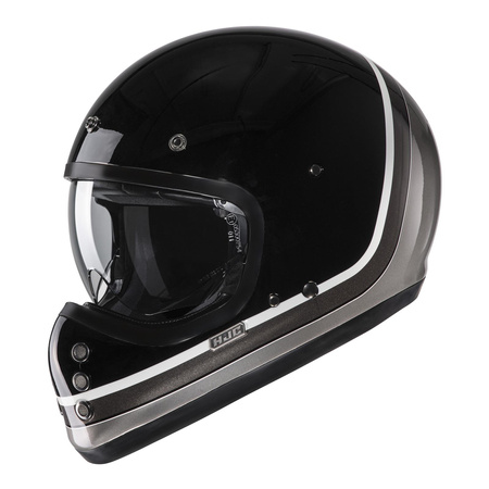 Kask integralny HJC V60 SCOBY BLACK/GREY czarny szary biały