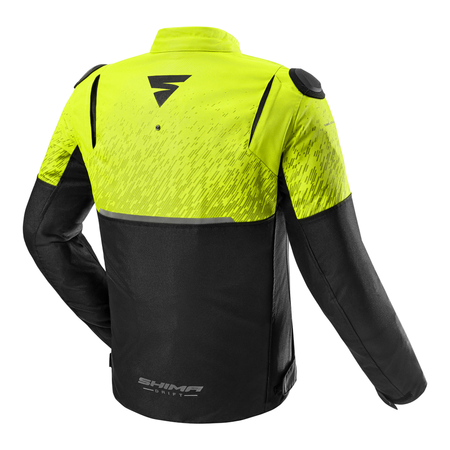 Kurtka tekstylna SHIMA DRIFT MEN FLUO żółty fluo czarny