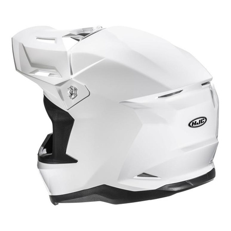 Kask cross HJC C50 SOLID PEARL WHITE biały