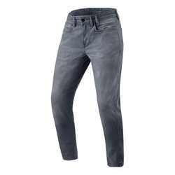 Jeansy motocyklowe REVIT KEEGAN TAPERED MEDIUM GREY USED szary