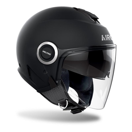 Kask otwarty AIROH HELYOS COLOR BLACK MATT czarny mat