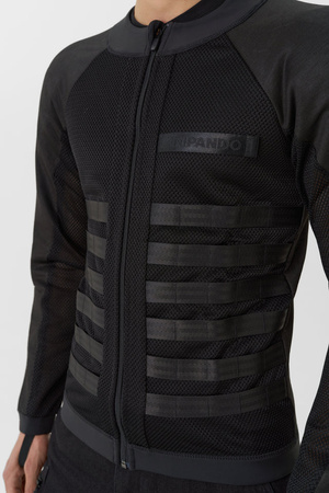 Kurtka tekstylna PANDO MOTO COMMANDO BLACK czarny