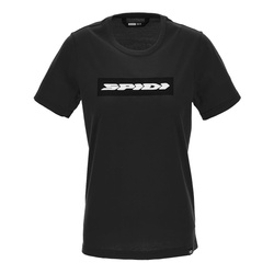 Koszulka T-shirt damski SPIDI LOGO 2 T-SHIRT LADY BLACK czarny