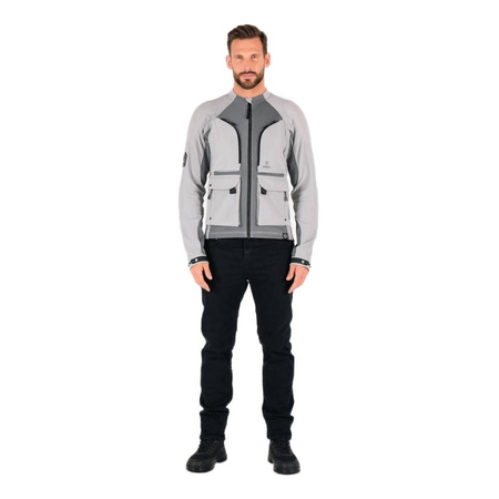 Kurtka tekstylna KNOX TOR LIGHT GREY szary