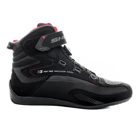 Buty motocyklowe krótkie miejskie Shima Exo Vented czarny-czerwony