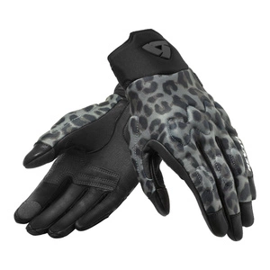 Rękawice miejskie damskie REVIT SPECTRUM LADY LEOPARD/DARK GREY czarny szary moro