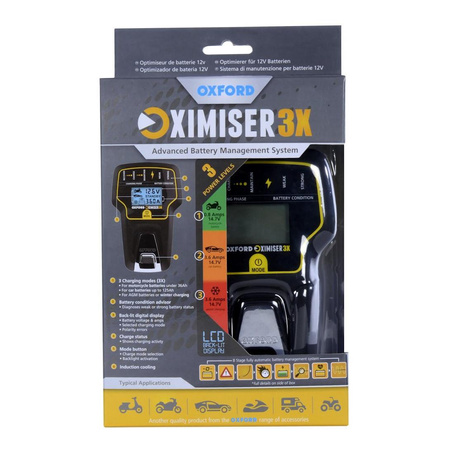 Ładowarka prostownik do akumulatora OXFORD OXIMISER 3X czarny