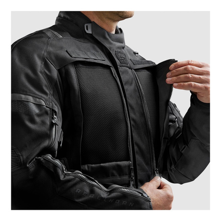 Kurtka tekstylna REBELHORN CUBBY V BLACK czarny