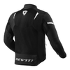 Kurtka tekstylna REVIT HYPERSPEED 2 GT BLACK/WHITE czarny biały