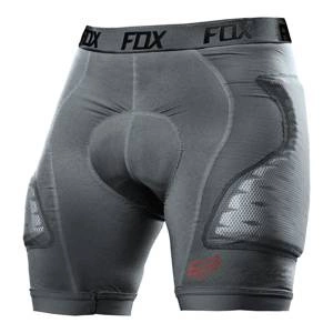 Spodenki z ochraniaczami FOX TITAN RACE SHORT CHARCOAL szary