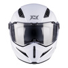 Kask szczękowy AXXIS GHOSTFIGHTER SV SOLID A0 PEARL WHITE GLOSS biały mat