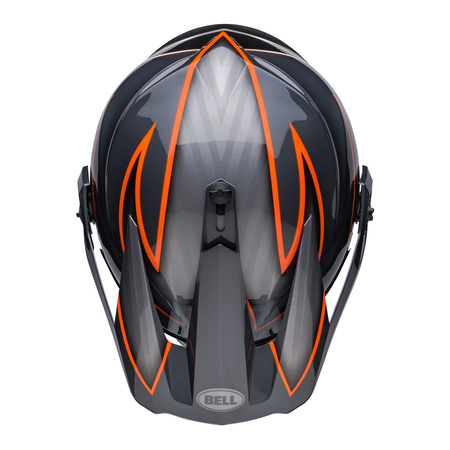 Kask integralny BELL MX-9 ADVENTURE MIPS DALTON BLACK/ORANGE czarny szary pomarańczowy