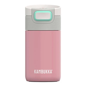 Kubek termiczny KAMBUKKA ETNA Baby Pink 300ml różowy szary biały