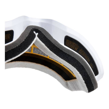 Gogle snowboardowe IMX PEAK WHITE MATT/WHITE SZYBA PODWÓJNA BLUE IRRIDIUM + BROWN biały