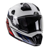 Kask cross z goglami LEATT KIT ADV 8.5 V25 ROYAL biały granatowy czerwony