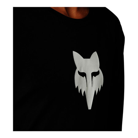 Koszulka rowerowa dziecięca FOX JUNIOR RANGER Z DŁUGIM RĘKAWEM BLACK czarny