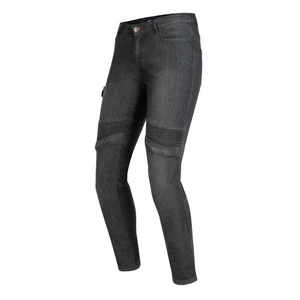 Jeansy motocyklowe damskie BROGER OHIO LADY WASHED GREY szary