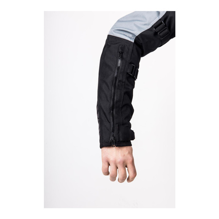 Kurtka tekstylna OZONE TOUR II BLACK/GREY czarny szary