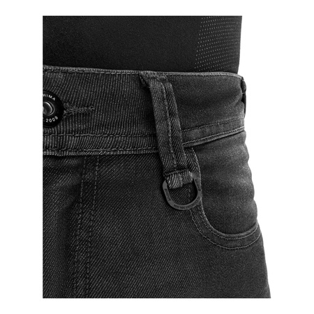 Jeansy motocyklowe damskie SHIMA RIDGE LADY BLACK czarny