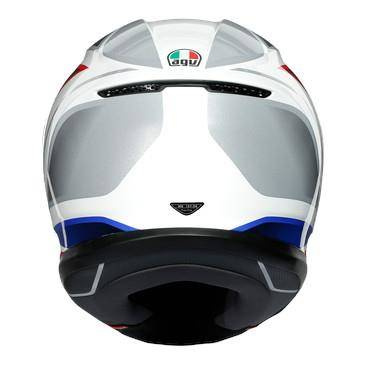 Kask integralny AGV K6 HYPHEN WHITE/RED/BLUE biały czerwony niebieski