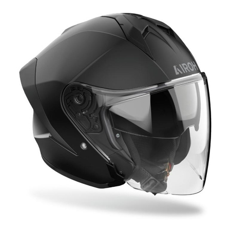 Kask otwarty AIROH H21 COLOR BLACK MATT czarny mat