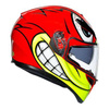 Kask integralny AGV K3 SV BIRDY RED czerwony żółty biały
