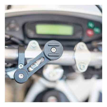 Zestaw do zamocowania telefonu SP CONNECT MOTO BUNDLE IPHONE 11/XR NA KIEROWNICĘ BLACK czarny