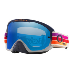 Gogle motocyklowe OAKLEY O FRAME 2.0 PRO MX TROY LEE DESIGNS SUNRISE BLACK ICE IRIDIUM czarny niebieski