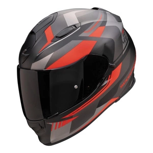 Kask integralny SCORPION EXO-491 ABILIS BLACK/SILVER/RED czarny srebrny czerwony
