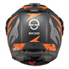 Kask szczękowy SCHUBERTH E2 ECE EXPLORER ORANGE szary pomarańczowy czarny