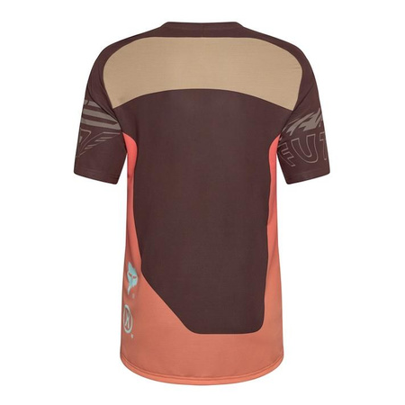 Koszulka rowerowa FOX FLEXAIR ELEVATED COCOA brązowy pomarańczowy