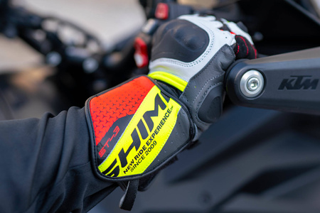 Rękawice sportowe SHIMA ST-3 MEN FLUO czarny czerwony biały żółty fluo