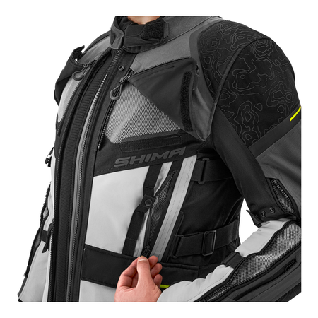Kurtka tekstylna SHIMA TRACKER GREY szary