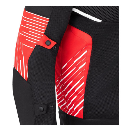 Kurtka tekstylna SECA SUMMER WAY BLACK/RED czarny czerwony