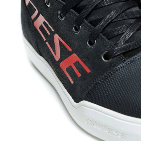 Trampki motocyklowe damskie DAINESE YORK LADY D-WP BLACK/RED czarny czerwony