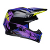Kask cross BELL MOTO-9S FLEX SLAYCO BLACK/PURPLE czarny fioletowy żółty fluo niebieski
