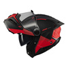Kask szczękowy AXXIS GHOSTFIGHTER SV MANIAC B5 MATT czarny czerwony