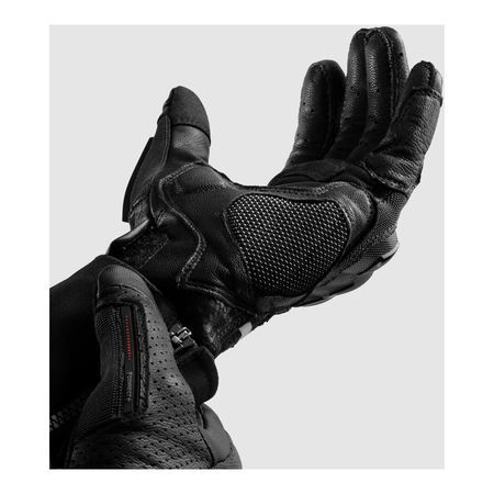 Rękawice miejskie REBELHORN DEFENDER BLACK/RED czarny czerwony
