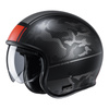 Kask otwarty HJC V30 ALPI BLACK/RED czarny szary czerwony