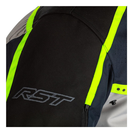 Kurtka tekstylna RST MAVERICK CE BLUE/SILVER/NEON granatowy żółty żółty fluo szary