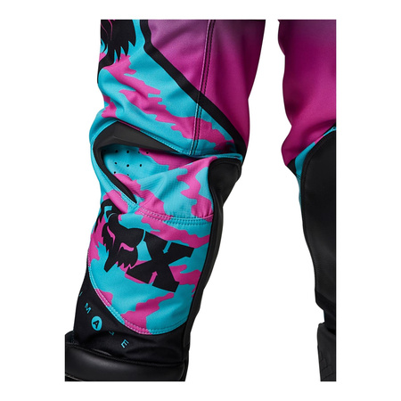 Spodnie cross dziecięce FOX JUNIOR 180 NUKLR TEAL niebieski różowy czarny