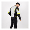 Kurtka tekstylna OZONE JET II ICE/BLACK/FLUO YELLOW szary żółty fluo czarny
