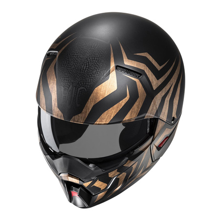 Kask otwarty HJC I20 THORN BLACK/GOLD czarny złoty