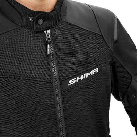 Kurtka tekstylna SHIMA RUSH 2.0 VENTED BLACK czarny