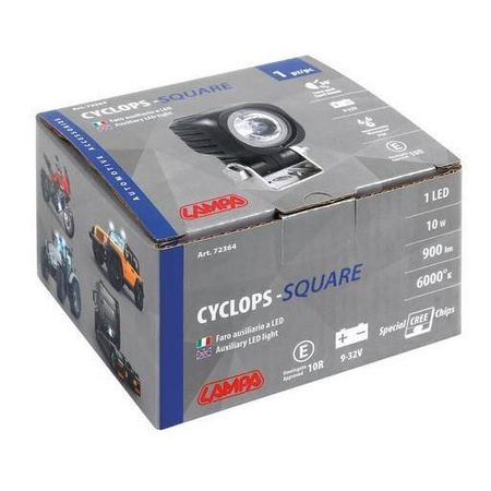 Lampka LAMPA CYCLOPS SQUARE LED 9/32V